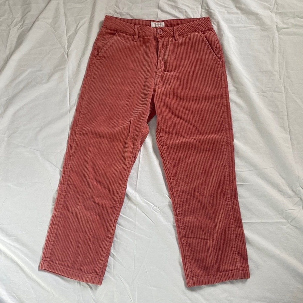 Pink corduroy pants